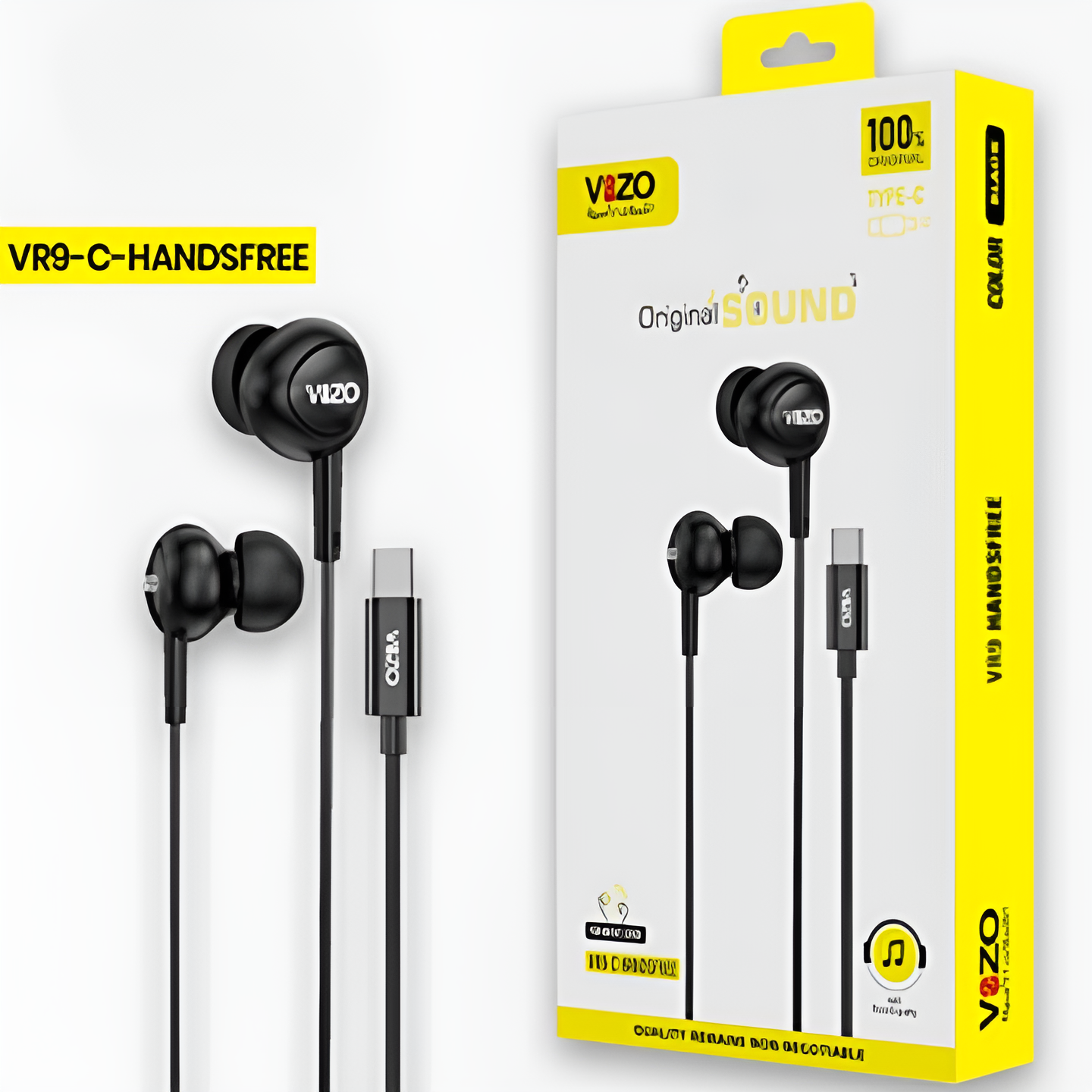 Vizo VR9-C Handsfree – Premium Type-C Wired Earphones