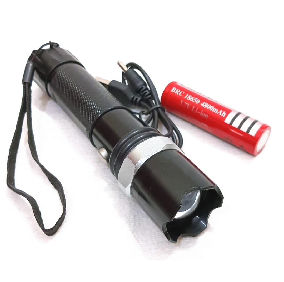 XA-808 High Quality Metal body USB Rechargeable LED Flashlights