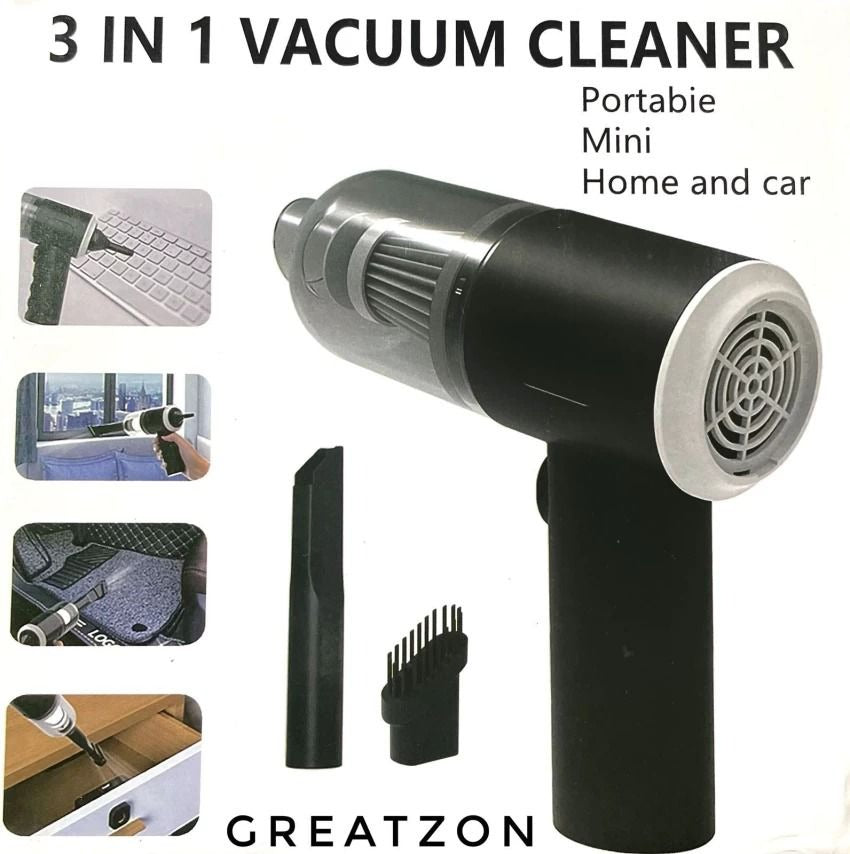 3 in 1 Vacuum Cleaner - duster blower air pump for Home , car , laptop