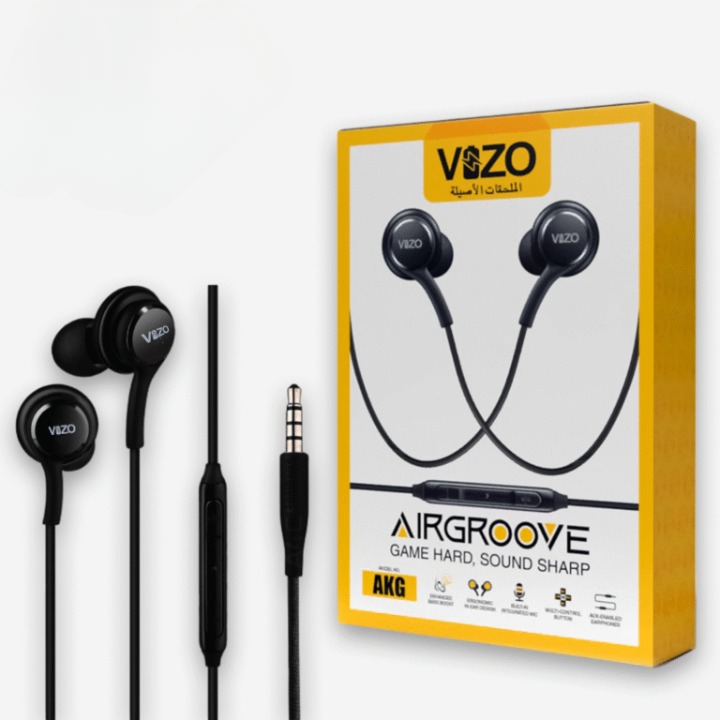Airgrove AKG Wired Earphones -3.5mm Jack-Tangle-Free Cable