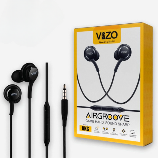 Airgrove AKG Wired Earphones -3.5mm Jack-Tangle-Free Cable