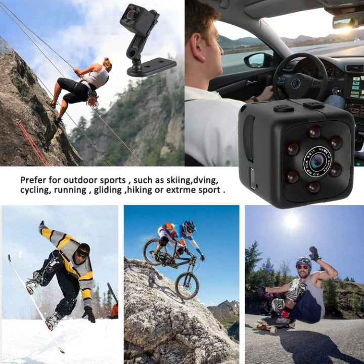 Camera – HD Portable Security Camera with Night Vision & Two Stand Holders