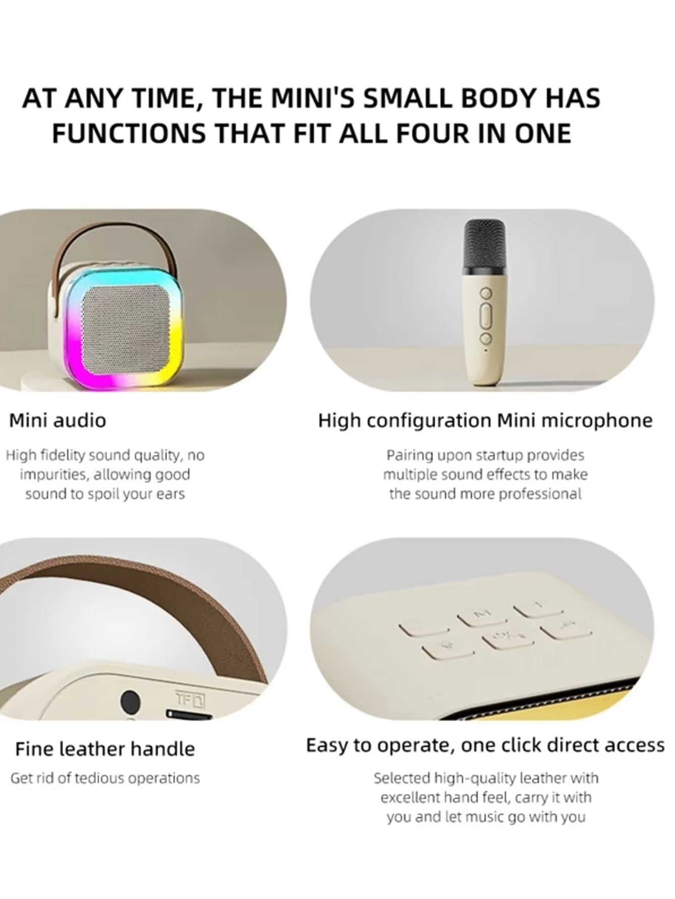 K12 Portable Bluetooth speaker - karaoke