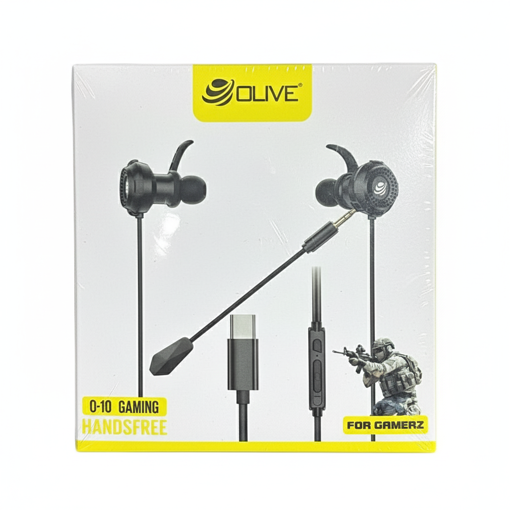 Ouve (Type C) Gaming Headset For Pubg Ps5 Csgo Games Wired Earphone Microphone Volume Control In-Ear Headphone For Pc Gamer