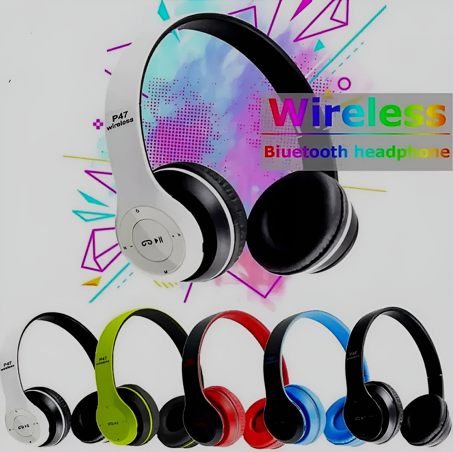 P47 wireless Bluetooth Headphones