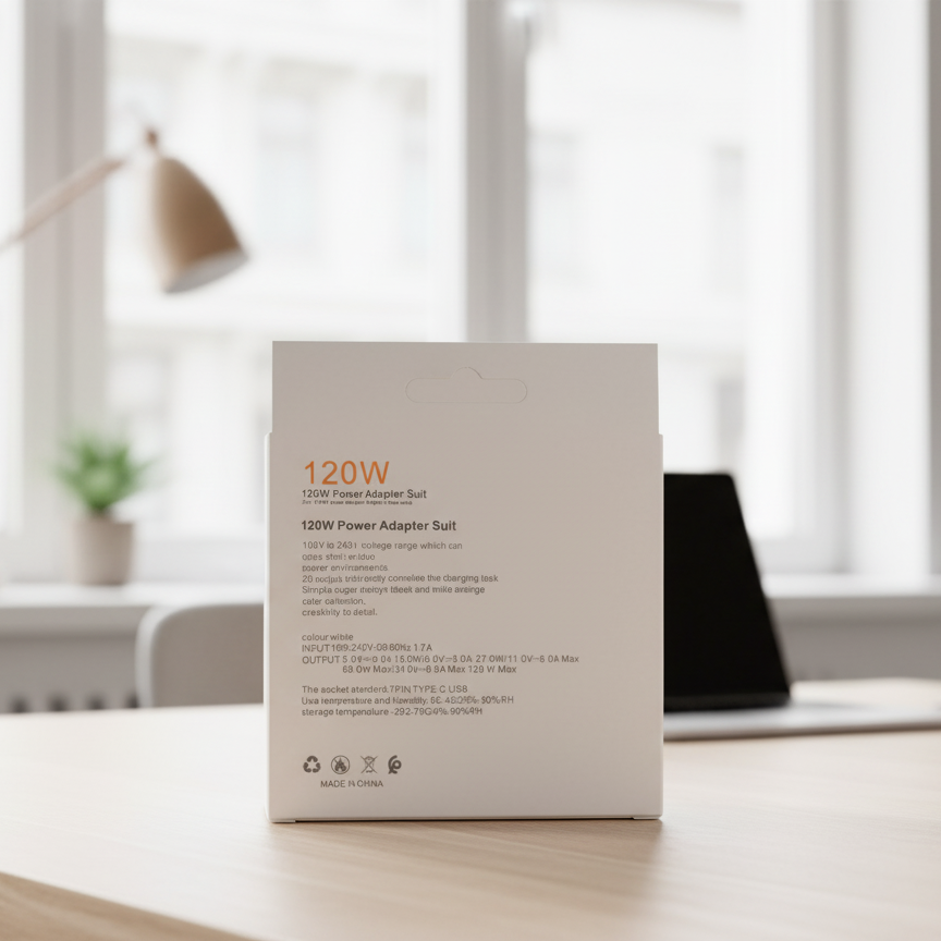 Super Fast Charger With Fast Type C Cable - 120W & 67W