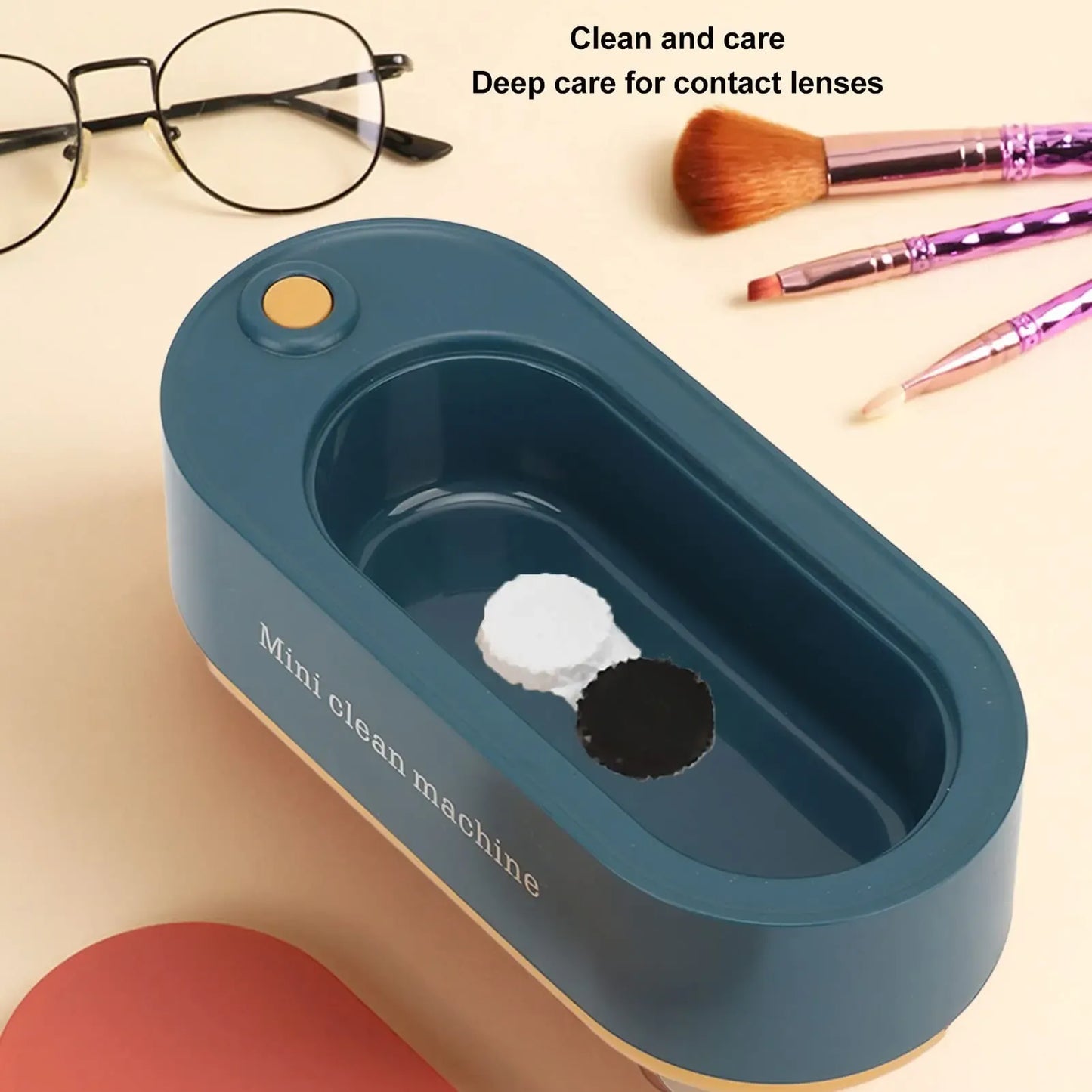 Ultrasonic machine cleaner -Portable Cleaning Device For Jewelry, Glasses, And Watches