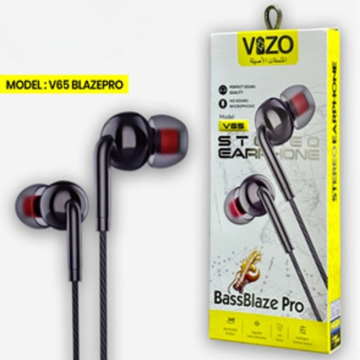 V65 Blaze Pro – Wired Stereo Earphones