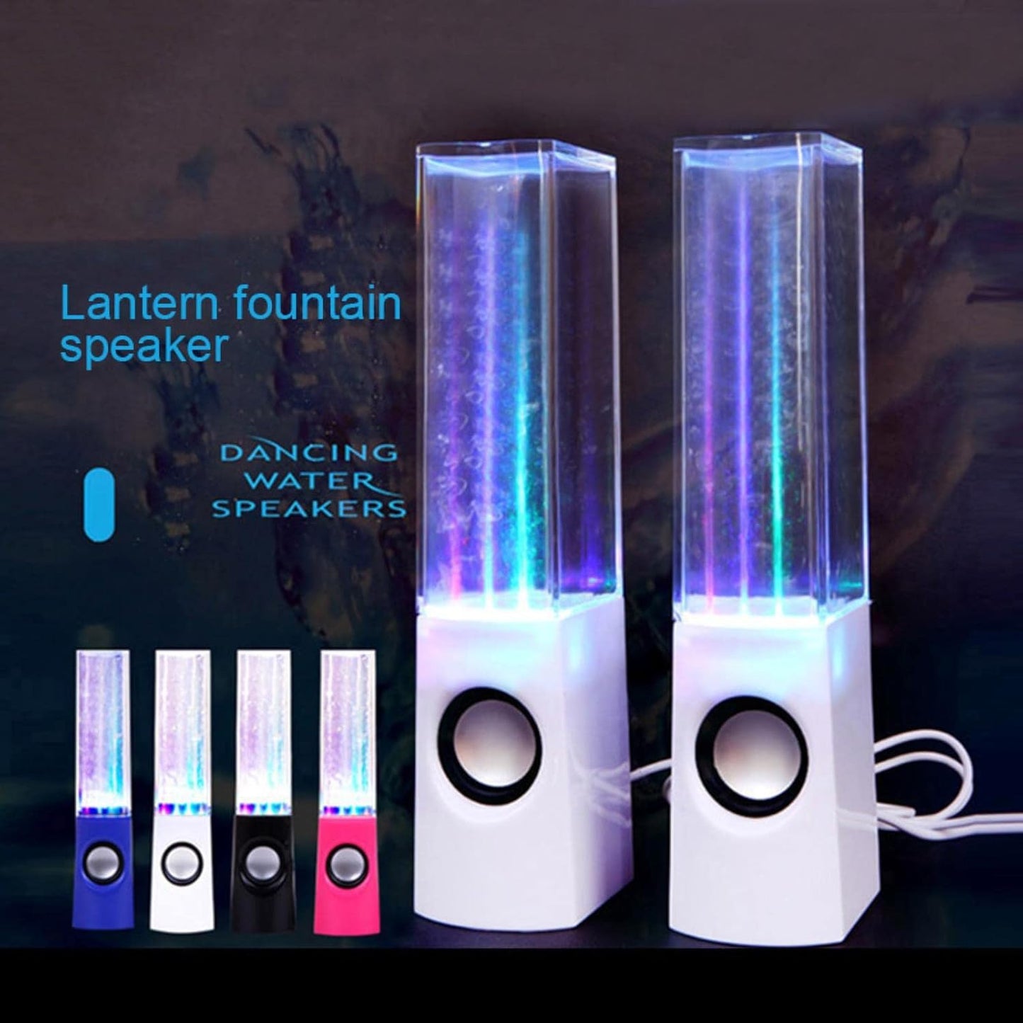 Water dancing speakers