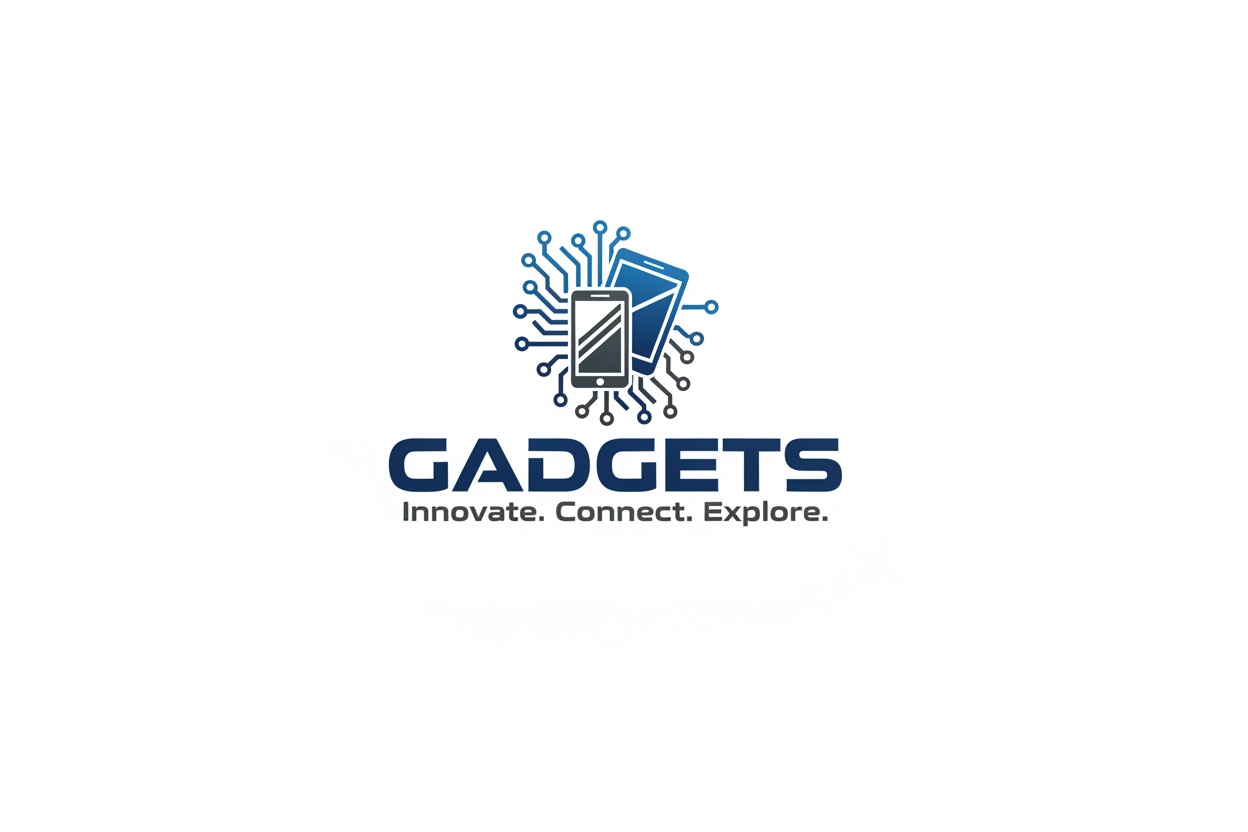gadgets logo white bacground